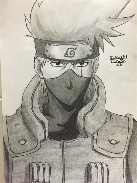 30 Trends Ideas Drawing Anime Naruto Kakashi Jean Mossh And Knits