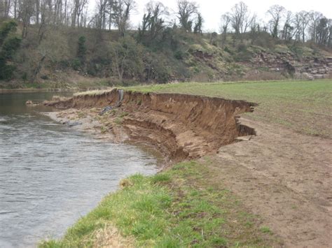 River Tweed Erosion © Frank Smith Cc By Sa20 Geograph Britain And