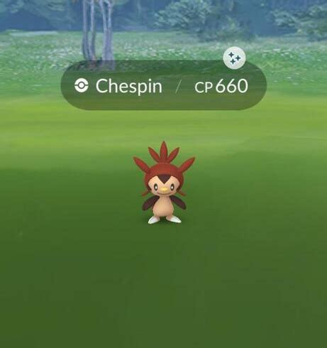Shiny Chespin Shiny Quilladin and Shiny Chesnaught now available in Pokémon GO for the first