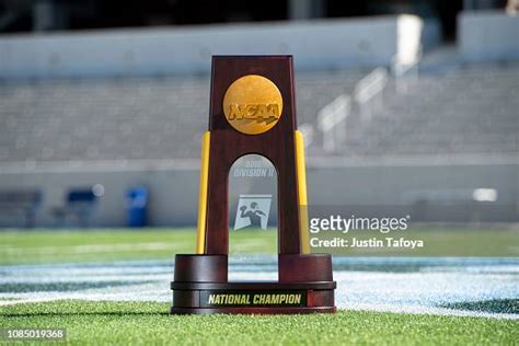 The National Championship Trophy During The Division Ii Mens News
