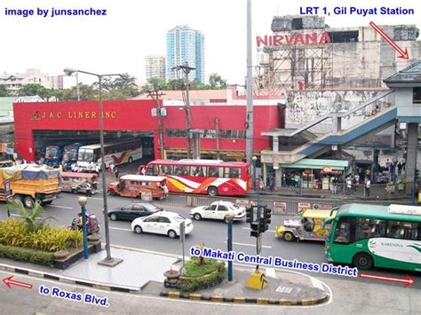 Buendia istasyonu , manila metro demiryolu transit sistemi hat 3 üzerindeki bir istasyondur. JAC Liner/Gold Star/Ceres Transport - Buendia Terminal - Pasay