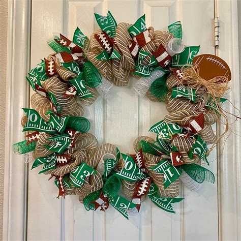 Football Door Hanger Etsy