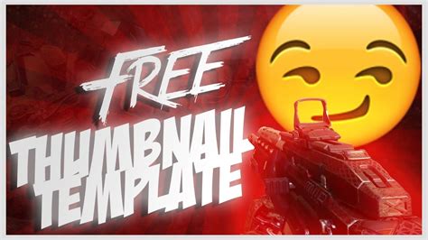 Call Of Duty Black Ops 3 Thumbnail Photoshop Psd Template Youtube
