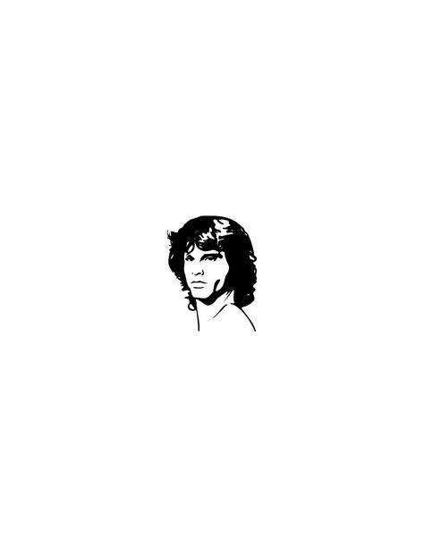 Passion Stickers Music Decals Jim Morrison The Doors Silhouette