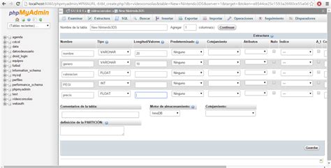 Xampp Mysql Crear Base De Datos Tabla Insertar Registro Mobile Legends