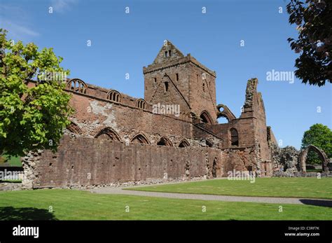 Sweetheart Abbey New Abbey Dumfries And Galloway Scotland Ruin Of