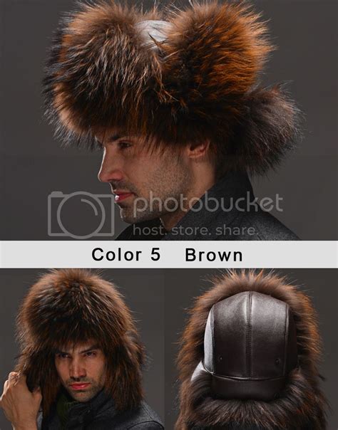 14635 New Real Fox Fur Hat Male Fur Cap Men Hat Real Sheep Lather Top