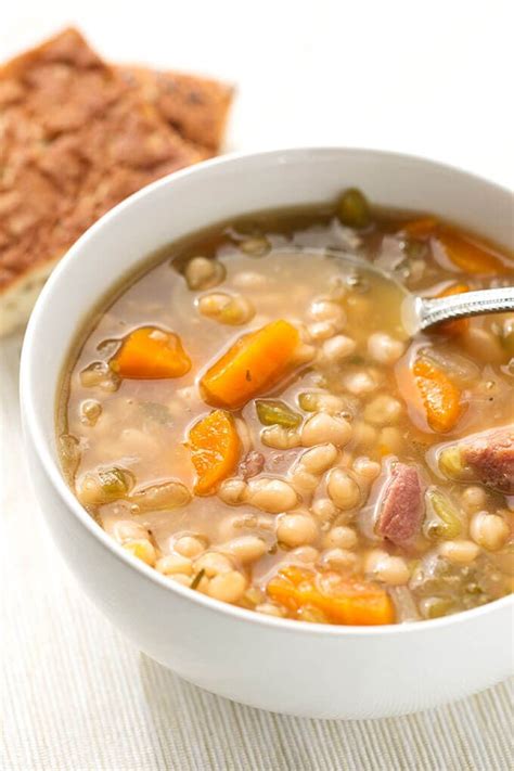 Instant Pot Ham Hock And Bean Soup Is A Hearty Classic Soup Pressure Cooker Ham Hock And Beans