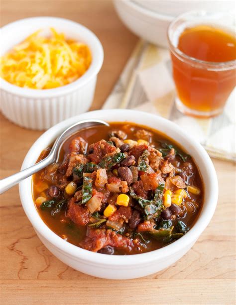 Recipe Easy Turkey Chili With Kale — Weeknight Dinner Recipes From The
