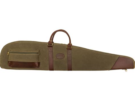 Midwayusa Waxed Canvas Scoped Rifle Case 44 Olive Brown