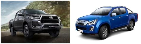 Toyota Hilux Vs Isuzu D Max V Cross Spec Comparison