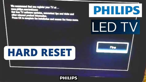 Of 8888) select reset, press ok to start. How to Reset PHILIPS Smart TV to Factory Settings || Hard ...