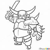 Pekka Royale Clans Draw Coc sketch template