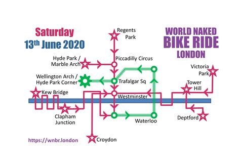 Open an interactive london underground map overlaid on google maps to see the underground lines in relation to the overall city and attractions. Choosing a start point (2020) | WNBR London