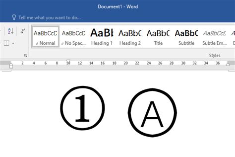 3 Methods To Insert Circled Numbers And Letters In Word My Microsoft