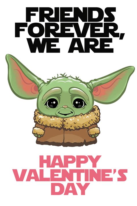 Happy Valentines Day Baby Yoda The Mandalorian Baby