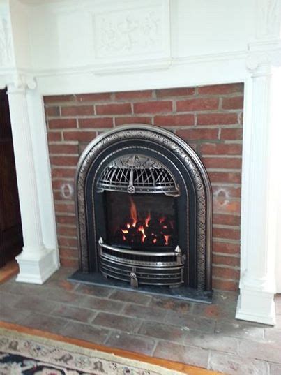Victorian fireplaces range of cast iron fireplaces, period, modern, stone & marble design of fireplaces. WINDSOR Gas Insert | Fireplace inserts, Fireplace, Gas ...