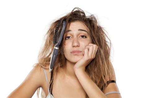 Messy Hair Stock Photo Image Of Messy Attractive Problem