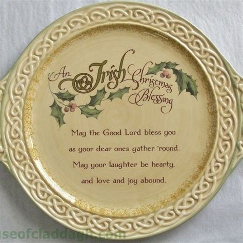 Brighten someone's day by wishing them the best. Irish-Celtic-Christmas-Blessing-Serving-Platter-Abbey-Press-221904575189 | Celtic christmas ...