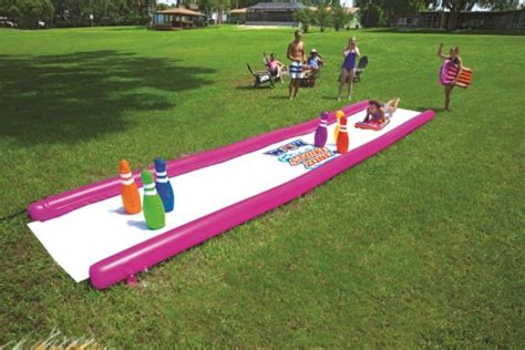Wow World Of Watersports Giant Backyard Waterslide With Bowling Pins High Side Walls Built In