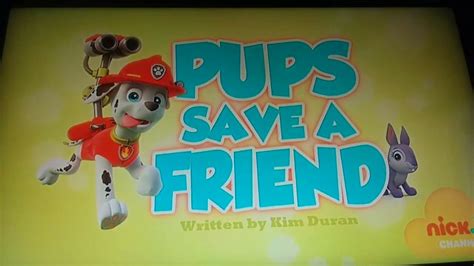 Pups Save A Friend Youtube