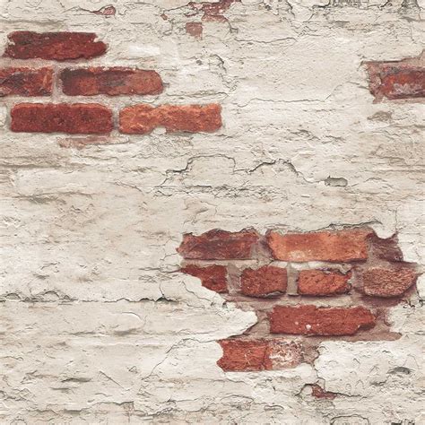 Distressed Brick By Galerie Red Brick Wallpaper Wallpaper Direct
