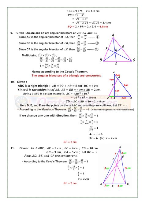 OMTEX CLASSES 10th Maths Chapter 4 Solutions English Medium