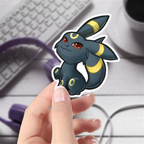 Pokemon Sticker Cute Umbreon Eeveelutions Original Etsy