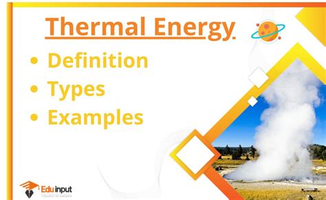 Thermal Energy Definition Types And Examples