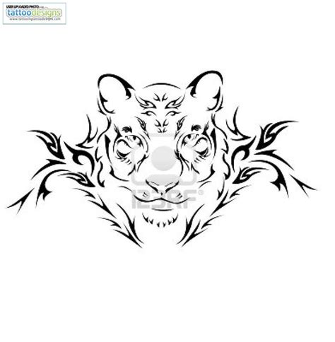 Tiger With Tribal Tattoo Design ~ 246 Image Gallery 366 Amazing