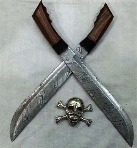 Custom Handmade Knife Kings Damascus Filipino Machete Swords 11100