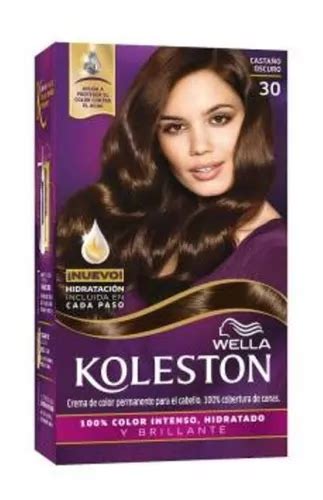 5 Pzas De Tinte Para Cabello Koleston 30 Castaño Oscuro Envío gratis