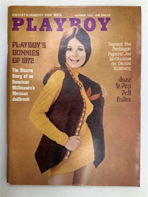 Playboy Magazine October 1972 With Centerfold 599 Picclick