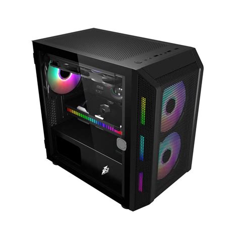 Gabinete Gamer Stplayer D Mid Tower Vidro Temperado Matx Black