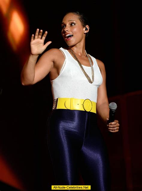 Alicia Keys Performs At Yankee Stadium Stage