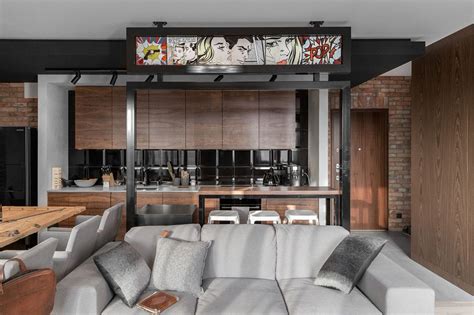 Three Homes Using Exposed Brick, Wood Panelling and Grey ...
