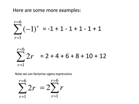 Ppt Sigma Notation Powerpoint Presentation Free Download Id6453489