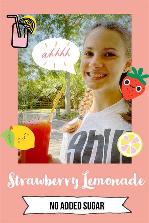 Healthy Strawberry Lemonade No Added Sugar Desserts For The Better