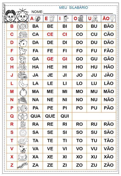 Ideias De Silabario Para Imprimir Silabario Para Imprimir Images Images And Photos Finder