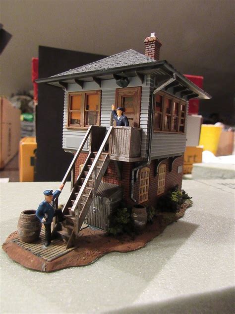 Signal Tower Kit Ho Scale Model Railroad Building Pictures