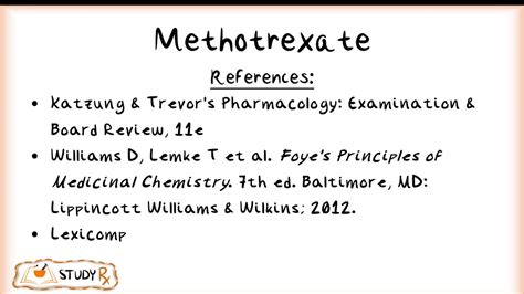 Methotrexate Mechanism Of Action And Side Effects Youtube