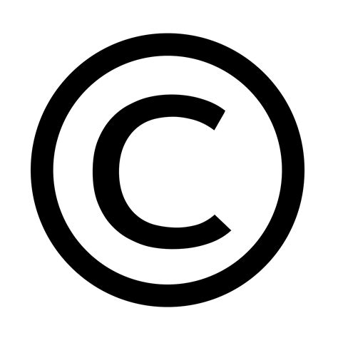 Copyright Logo / Chrome Copyright Symbol Free Stock Photo - Public