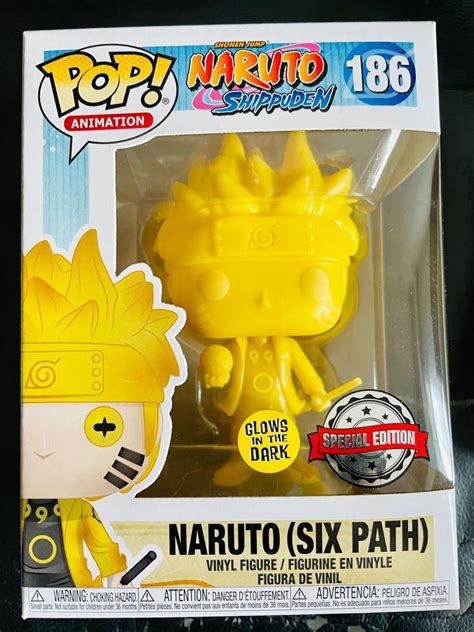 Funko Pop Naruto Six Path Glow In The Dark New Figure Collection