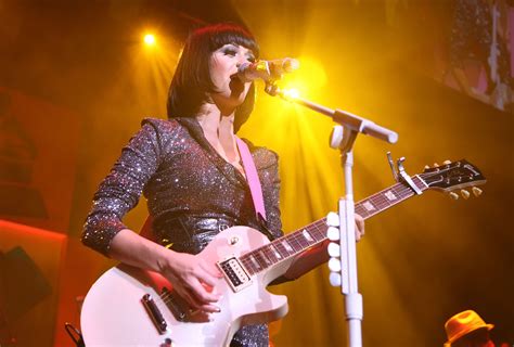 Katy Perry Pop Singer Actress Girl Brunette Concert Guitar H Wallpaper