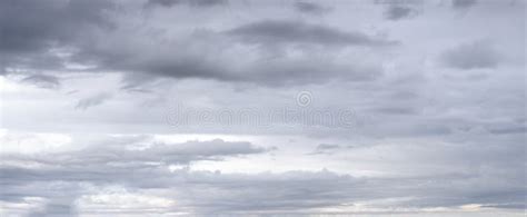 Overcast Sky Background With Clouds Stock Photo Image Of Natural