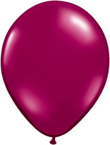 Round Jewel Sparkling Burgundy Qualatex Plain Latex Pack