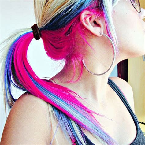 30 Rainbow Colored Hairstyles To Try Pretty Designs