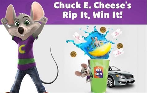 Chuck E Cheese Rip It Win It Instant Win Game