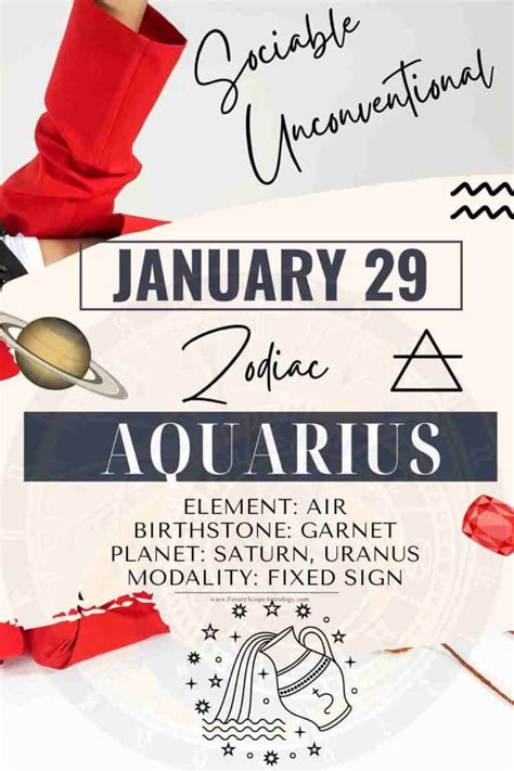 January 29 Zodiac Aquarius Birthday Personality Birthstone