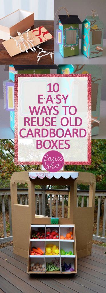 10 Easy Ways To Reuse Old Cardboard Boxes